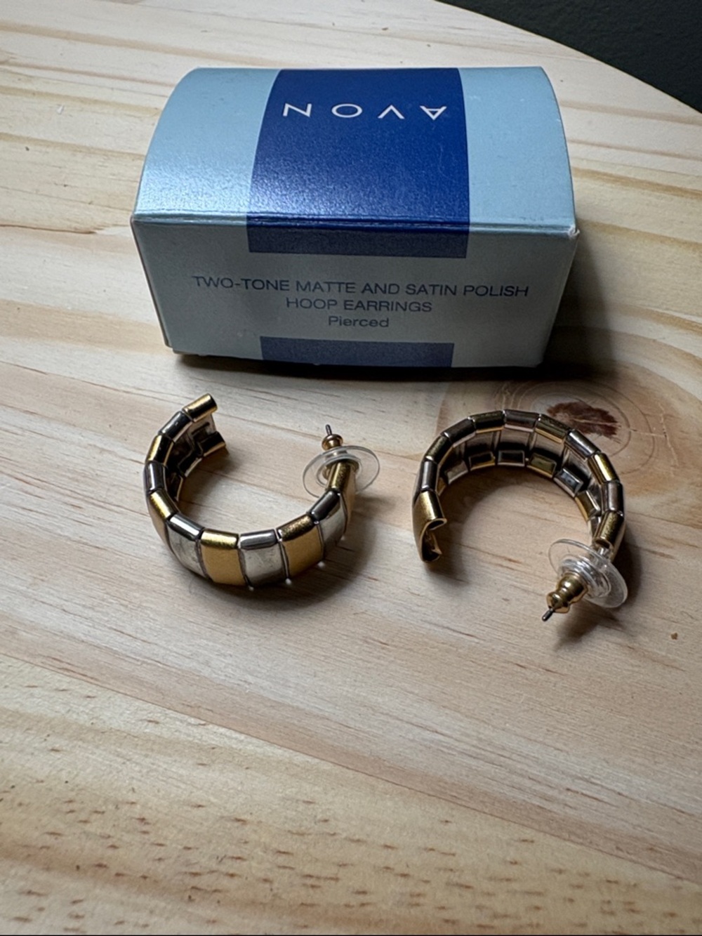 Avon Blue and Silver Product Panel